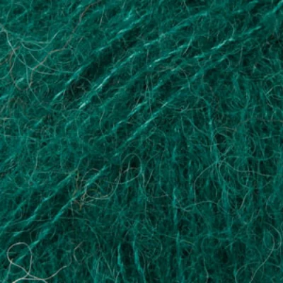 DROPS BRUSHED Alpaca Silk 11 Skovgrøn (Uni colour)