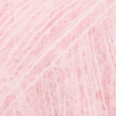 DROPS BRUSHED Alpaca Silk 12 Støvet rosa (Uni colour)