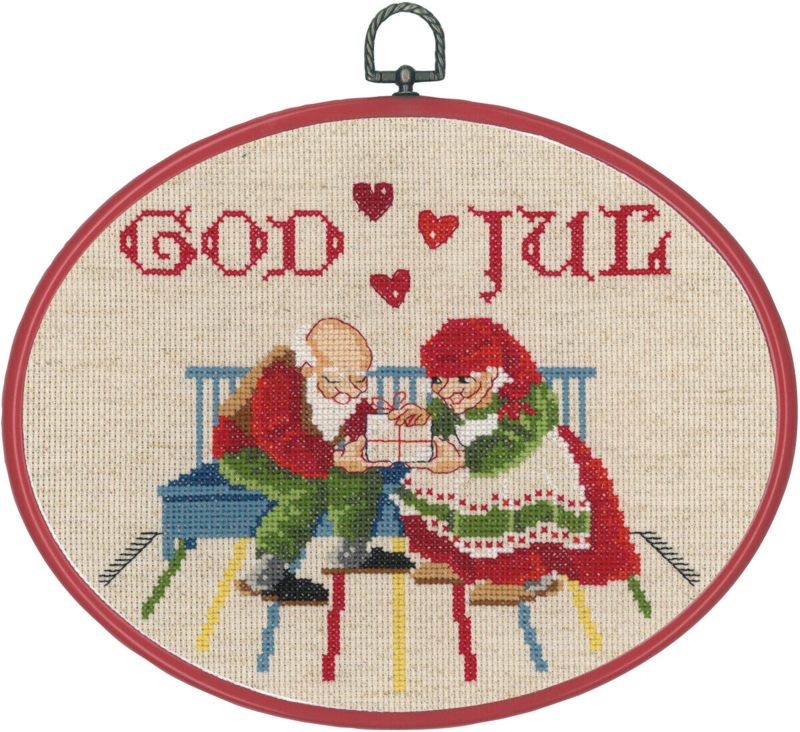 Broderikit Nisser i køk R5958/30 26x20 cm