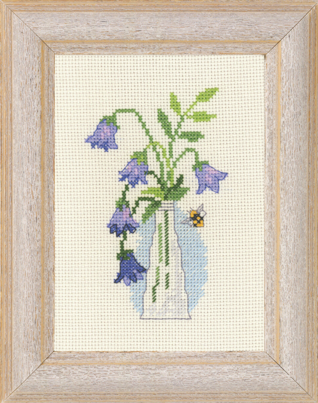 Broderikit Klokkeblomst R5406 13 x 18 cm