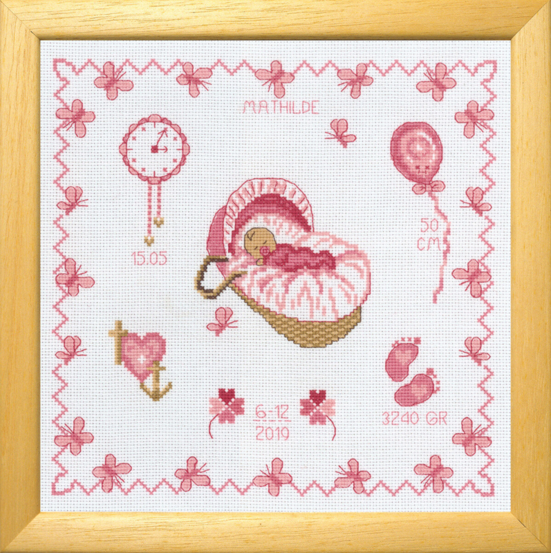 Broderikit Mathilde R5583/00 22x22 cm
