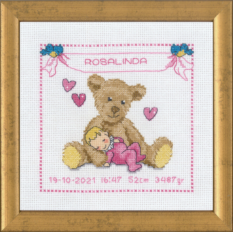 Broderikit Rosalinda R5500 19 x 19 cm