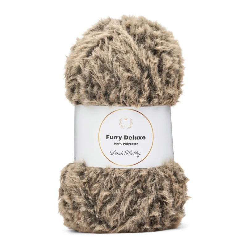 LindeHobby Furry Deluxe 07 Valnøddebrun