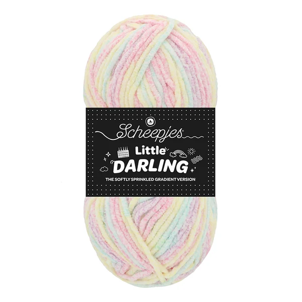 Scheepjes Little Darling Sprinkled Gradient 01 Snow Cone