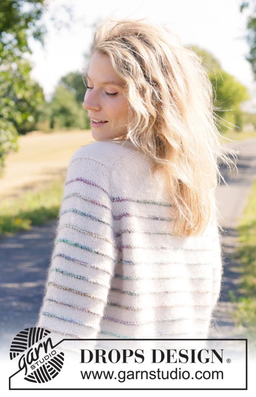 266-6 Fairy Lights Cardigan by DROPS Design