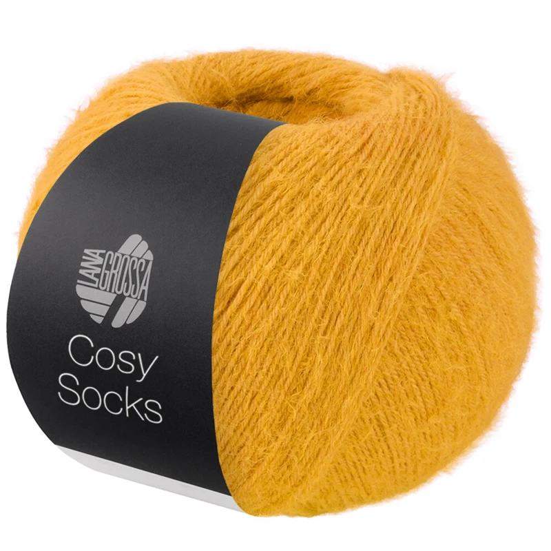 Lana Grossa Cosy Socks 11 Gulorange