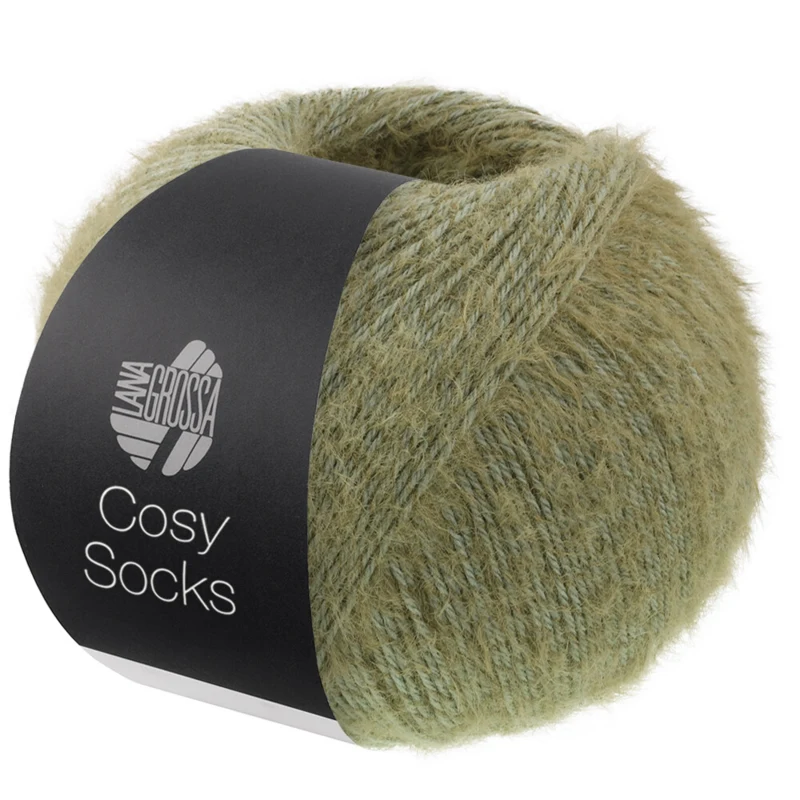 Lana Grossa Cosy Socks 12 Grågrøn