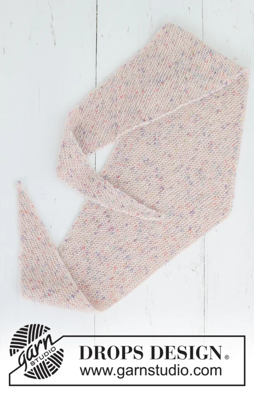 265-16 Candy Sprinkles Shawl by DROPS Design