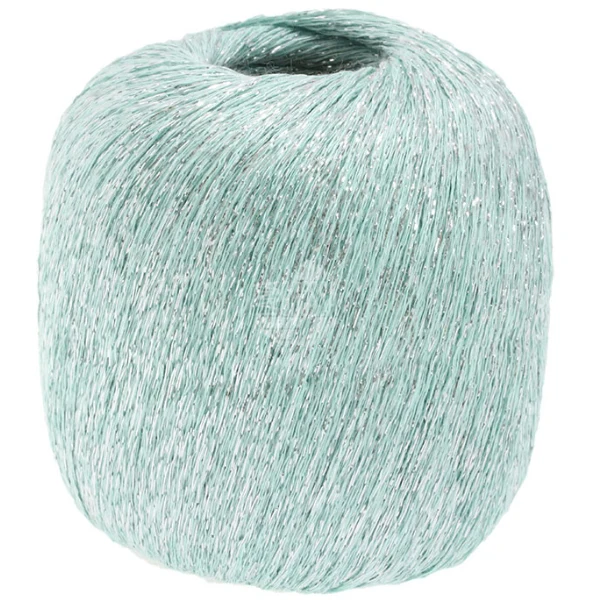 Lana Grossa Brillino 11 Pastelgrøn/Sølv