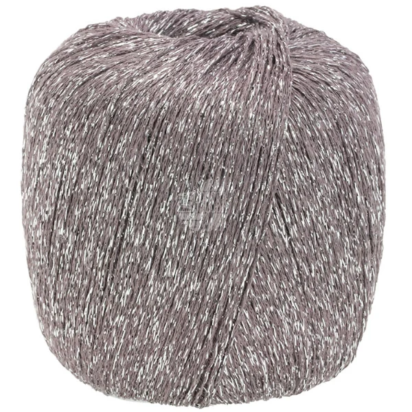 Lana Grossa Brillino 28 Taupe/Sølv