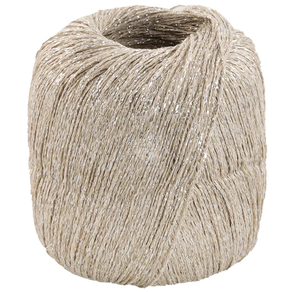 Lana Grossa Brillino 39 Grège/Sølv