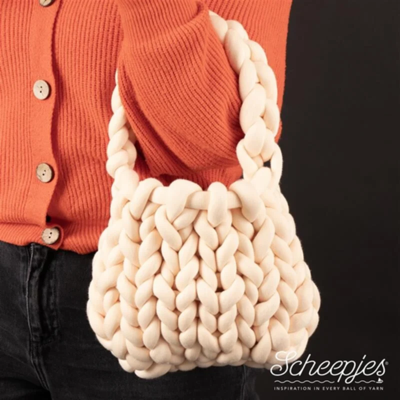 13739 Strikket Chunky Taske by Scheejpes Design