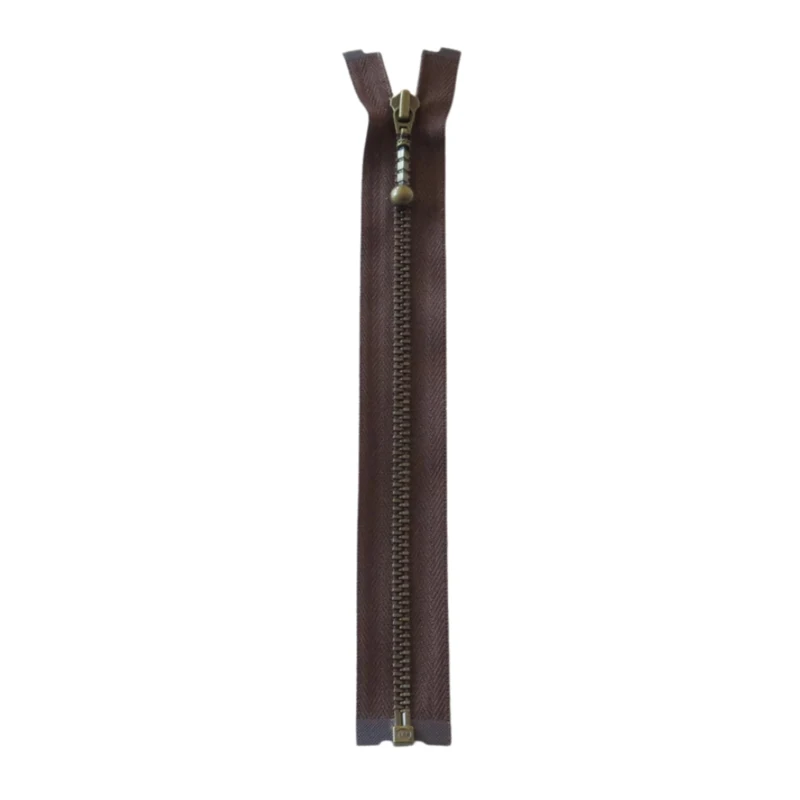 YKK Delbar Lynlås Metal 4 mm (25-65 cm) 570 Brun, Antik messing