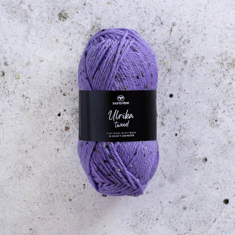 Svarta Fåret Ulrika Tweed 00 Lilla majs