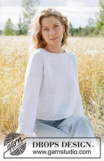 267-25 Summer Living Sweater by DROPS Design