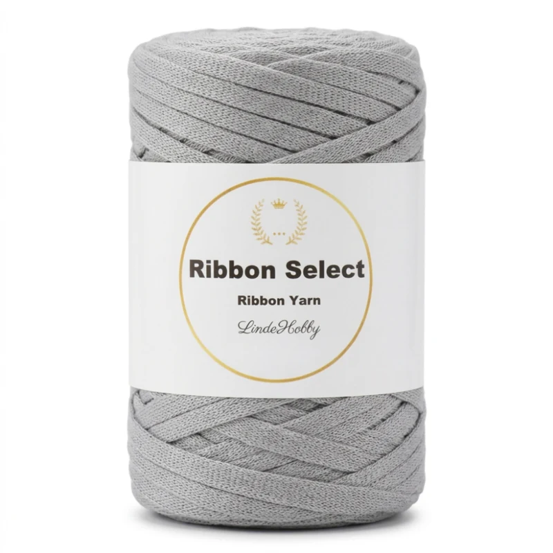 LindeHobby Ribbon Select 64 Ensfarvet grå