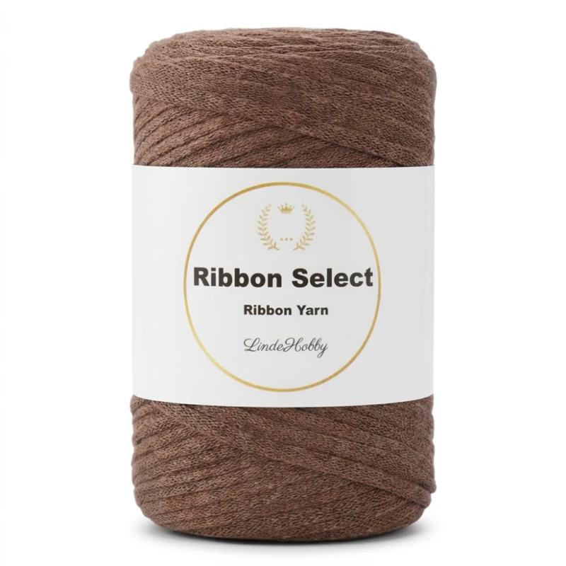 LindeHobby Ribbon Select 16 Mælkekaffe