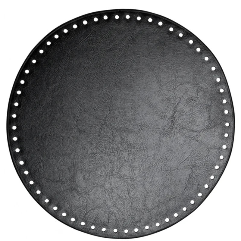 Go Handmade Rund Base: Sort, 25 cm