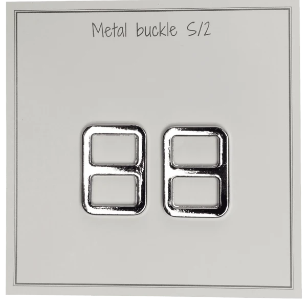 Go Handmade Metal Spænde 25x19 mm, Sølv