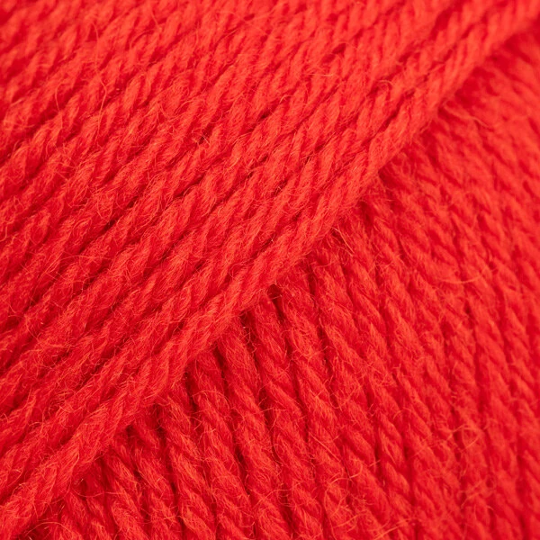 DROPS Saga 44 Stærk rød (Uni Colour)