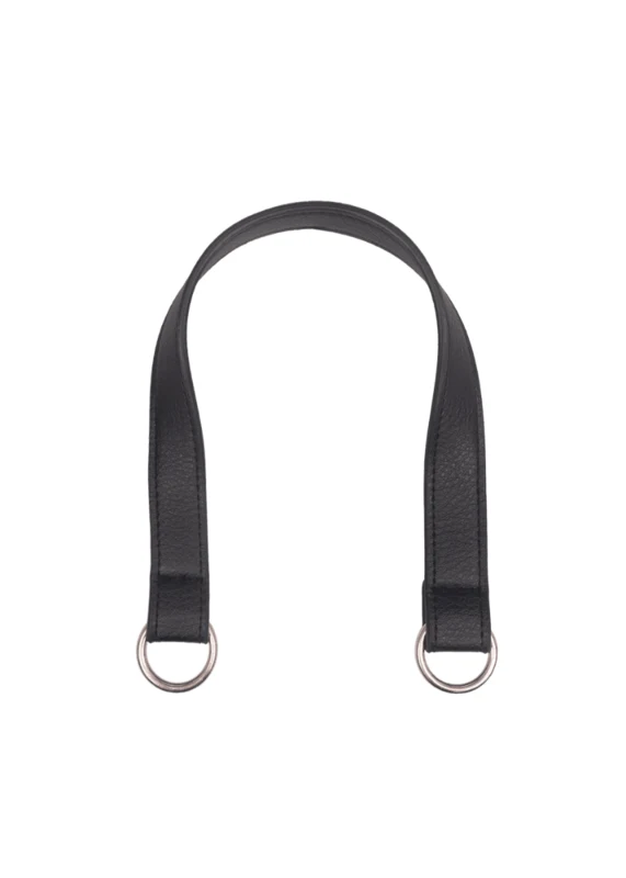 Go Handmade Taskehank med O-ring: Sort/sølv