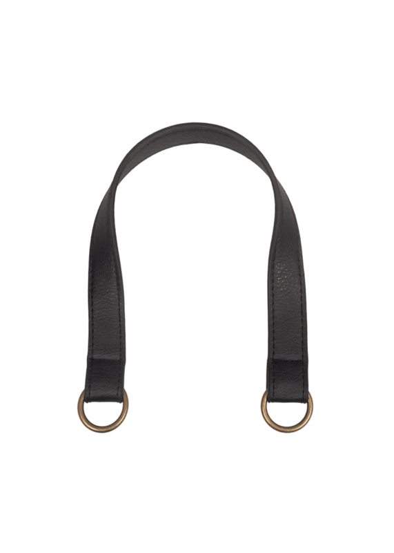 Go Handmade Taskehank med O-ring: Sort/bronze