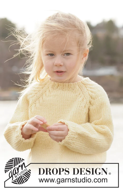 Children 50-33 Sunny Laugh Sweater by DROPS Design — 4