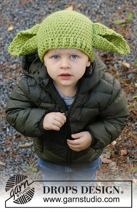 Children 37-23 Green Ears by DROPS Design — 2