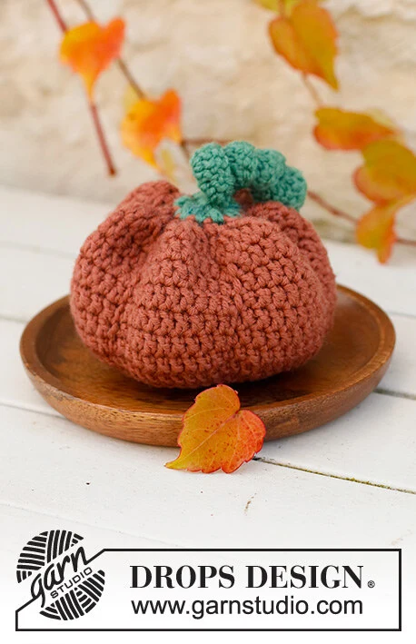 Extra 0-1541 Pumpkin Swirls by DROPS Design — 1