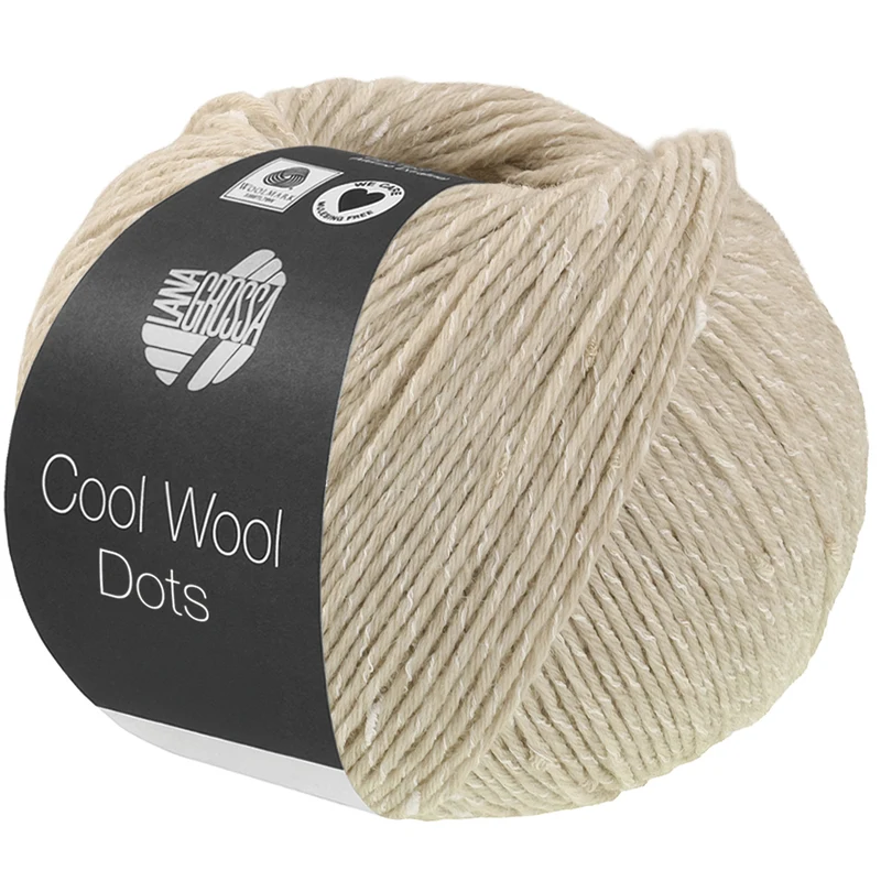 Lana Grossa Cool Wool Dots 12 Natur