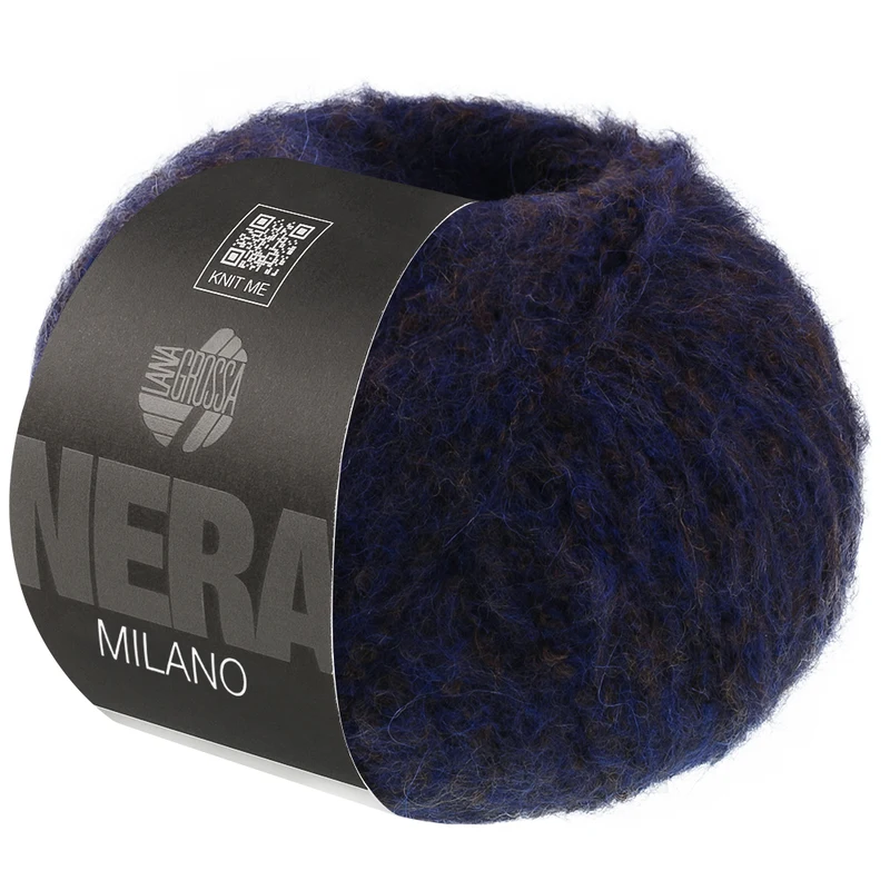 Lana Grossa Milano 11 Blå/brun meleret