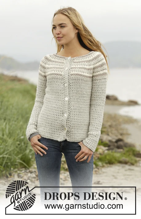 173-38 Misty Mountain Cardigan by DROPS Design