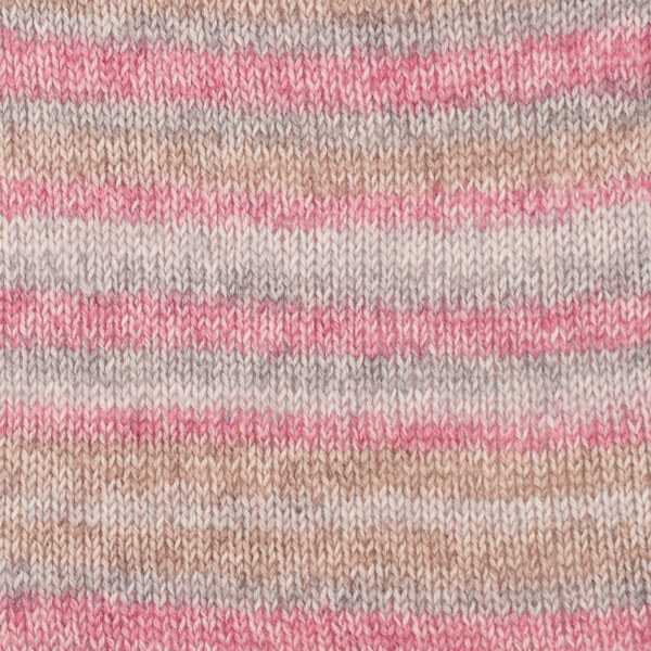 DROPS Fabel Long Print 623 Rosa tåge