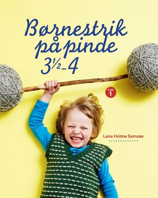 Bog: Børnestrik på pinde 3,5-4