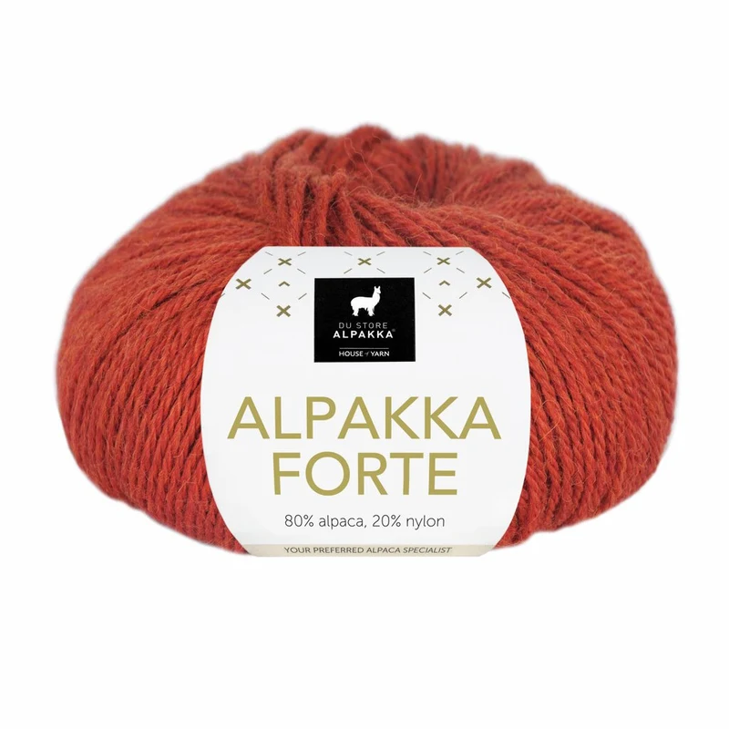 Du Store Alpakka Forte 703 Varm terracotta meleret