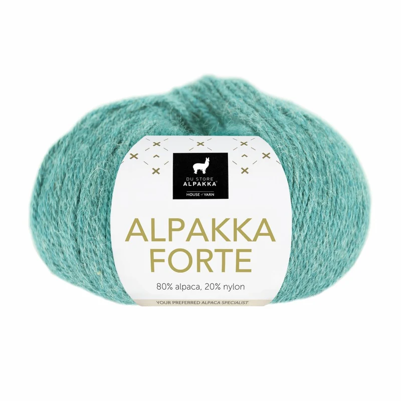 Du Store Alpakka Forte 713 Lys søgrøn meleret