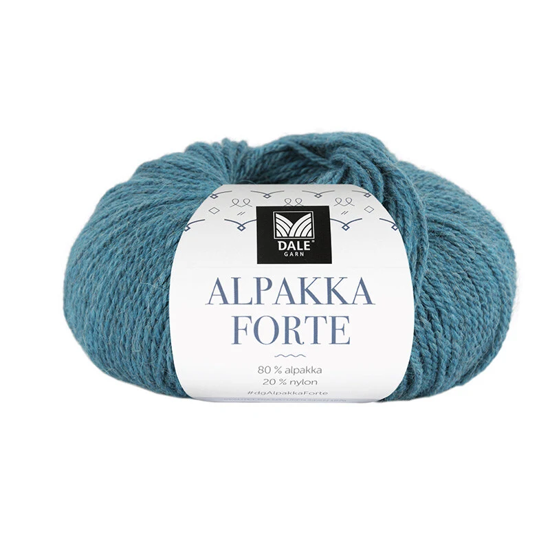 Dale Alpakka Forte 722 Dyb søgrøn meleret