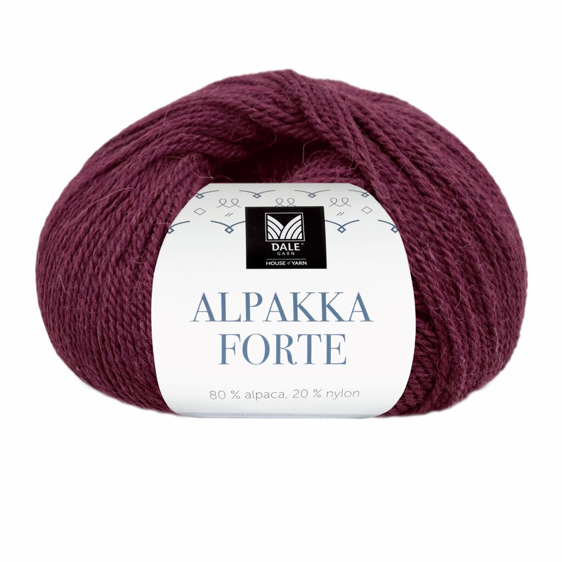 Dale Alpakka Forte 753 Bordeaux