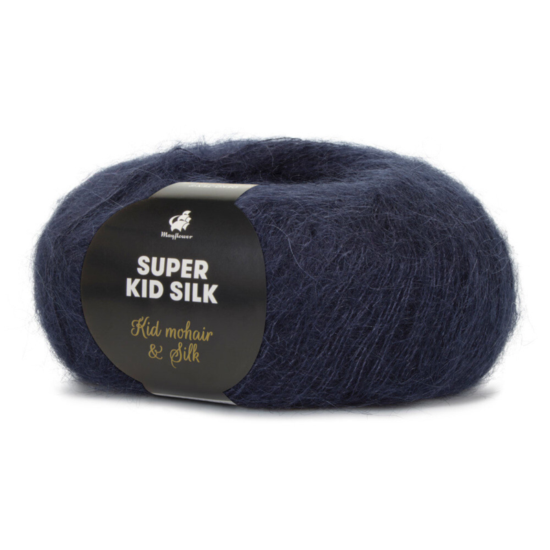 Mayflower Super Kid Silk 82 Mørk marineblå