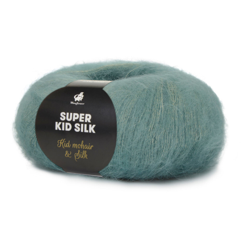 Mayflower Super Kid Silk 116 Støvet grønirsk