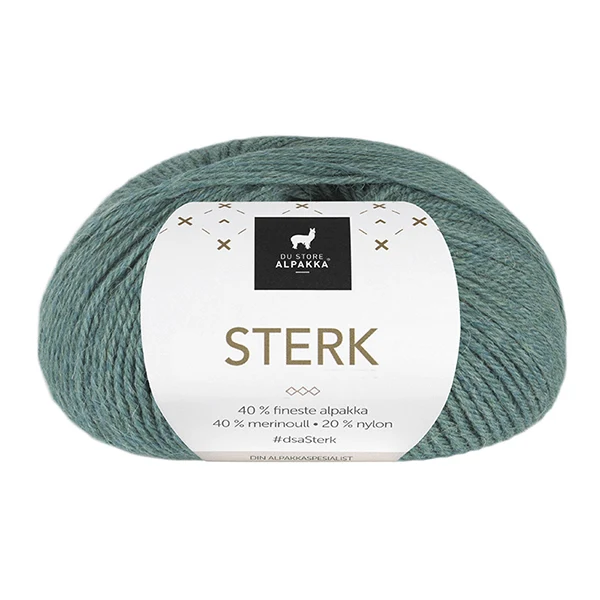 Du Store Alpakka Sterk 894 Lys grøn meleret