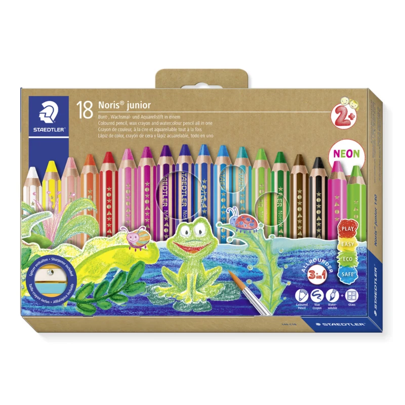 STAEDTLER Buddy 3-i-1 farveblyanter, 18 stk – Hovedbillede
