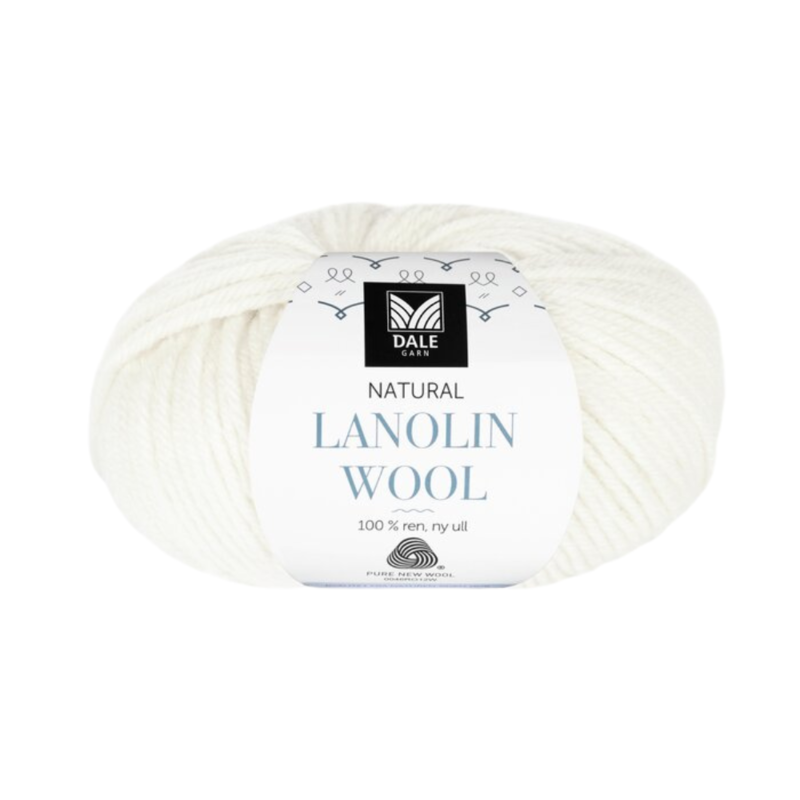Dale Lanolin Wool 1438 Hvid
