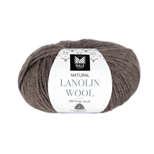 Dale Natural Lanolin Wool 1423 Brun meleret