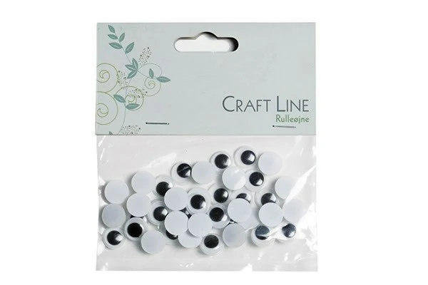 Craft Line Rulleøjne 10 mm, 40 stk