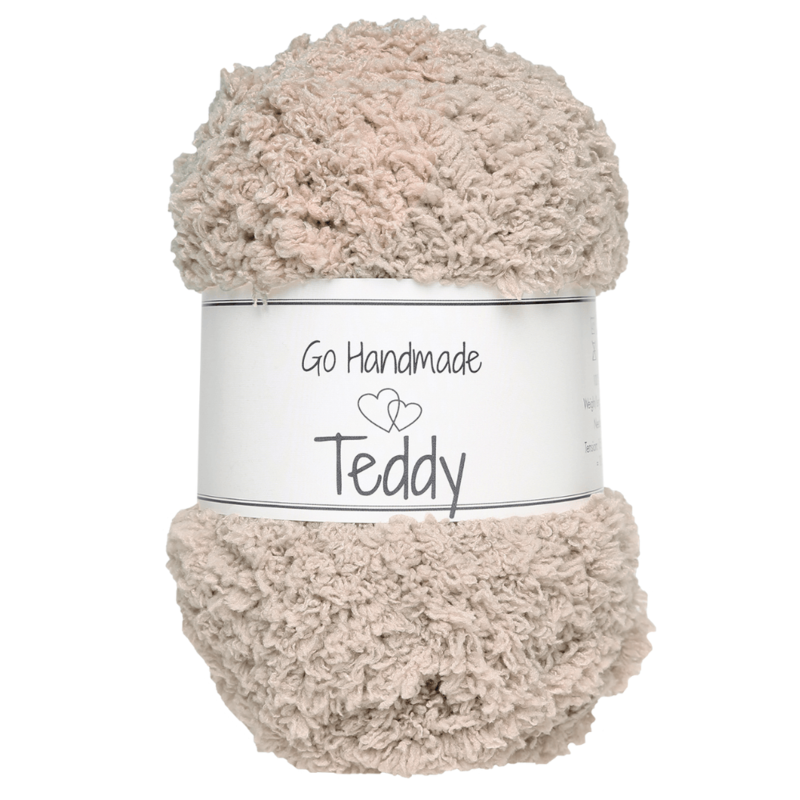 Go Handmade Teddy 17485 Lys brun