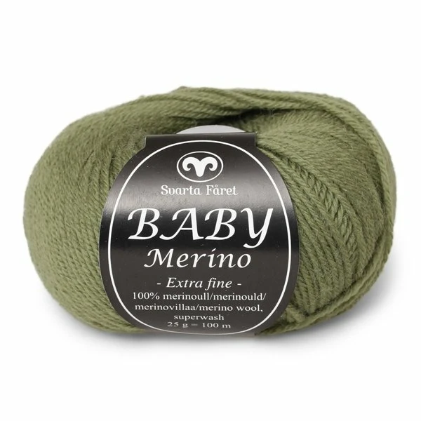 Svarta Fåret Baby Merino 84 Grøn