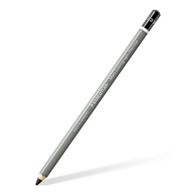 STAEDTLER mars lumograph charcoal & tegnestub, 3 + 1 stk – Single product