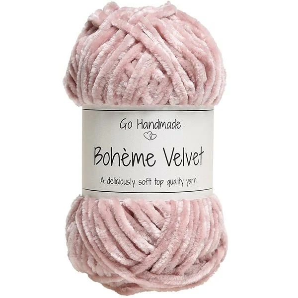 Go Handmade Bohéme Velvet Dobbelt 17630 Soft rose