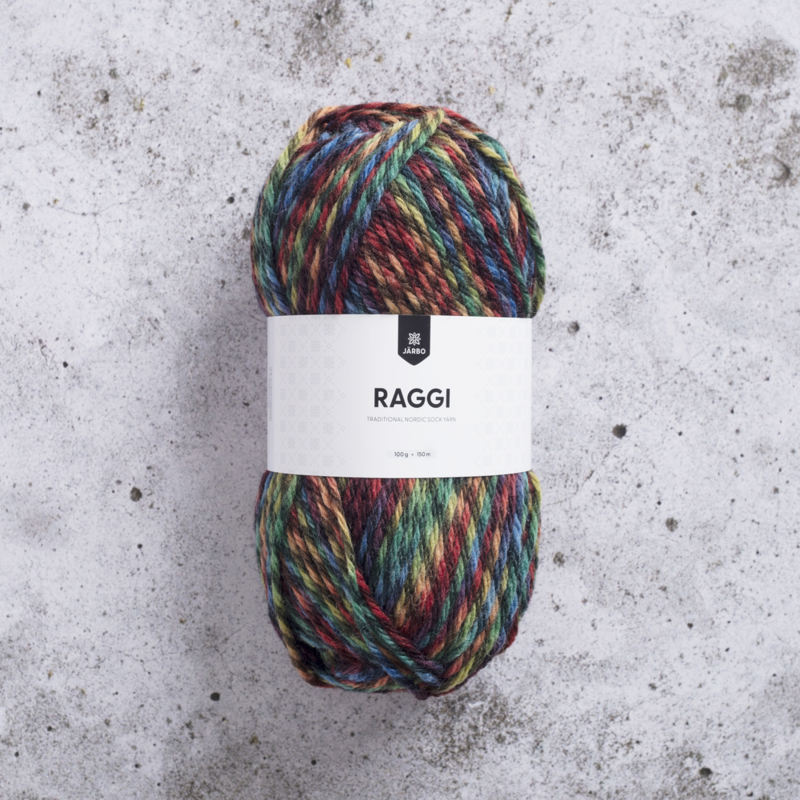 Järbo Raggi 100g 15143 Rainbow Twist